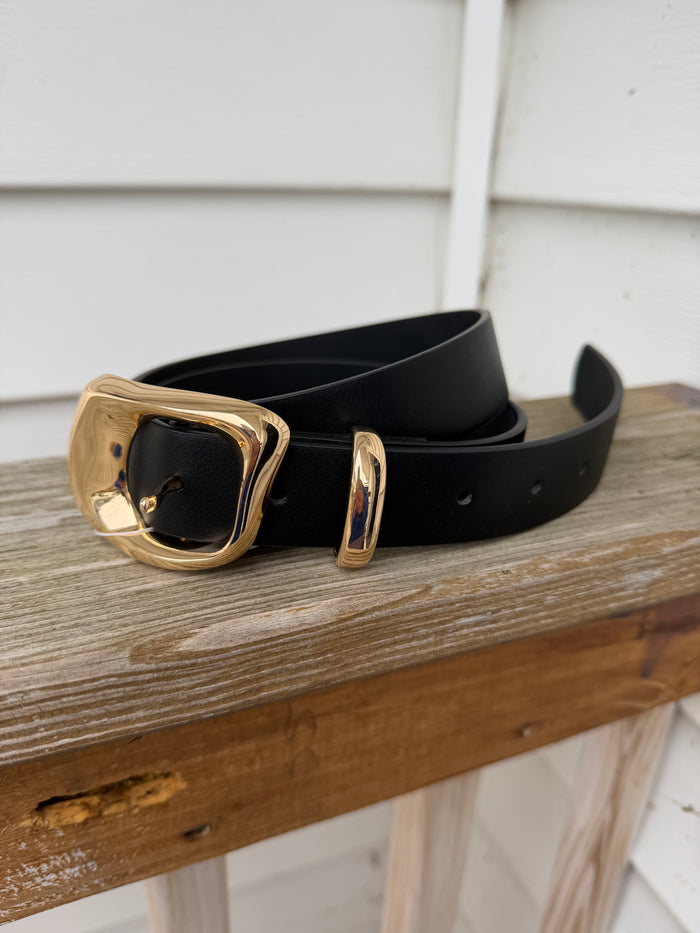 Link Belt - Black/Gold