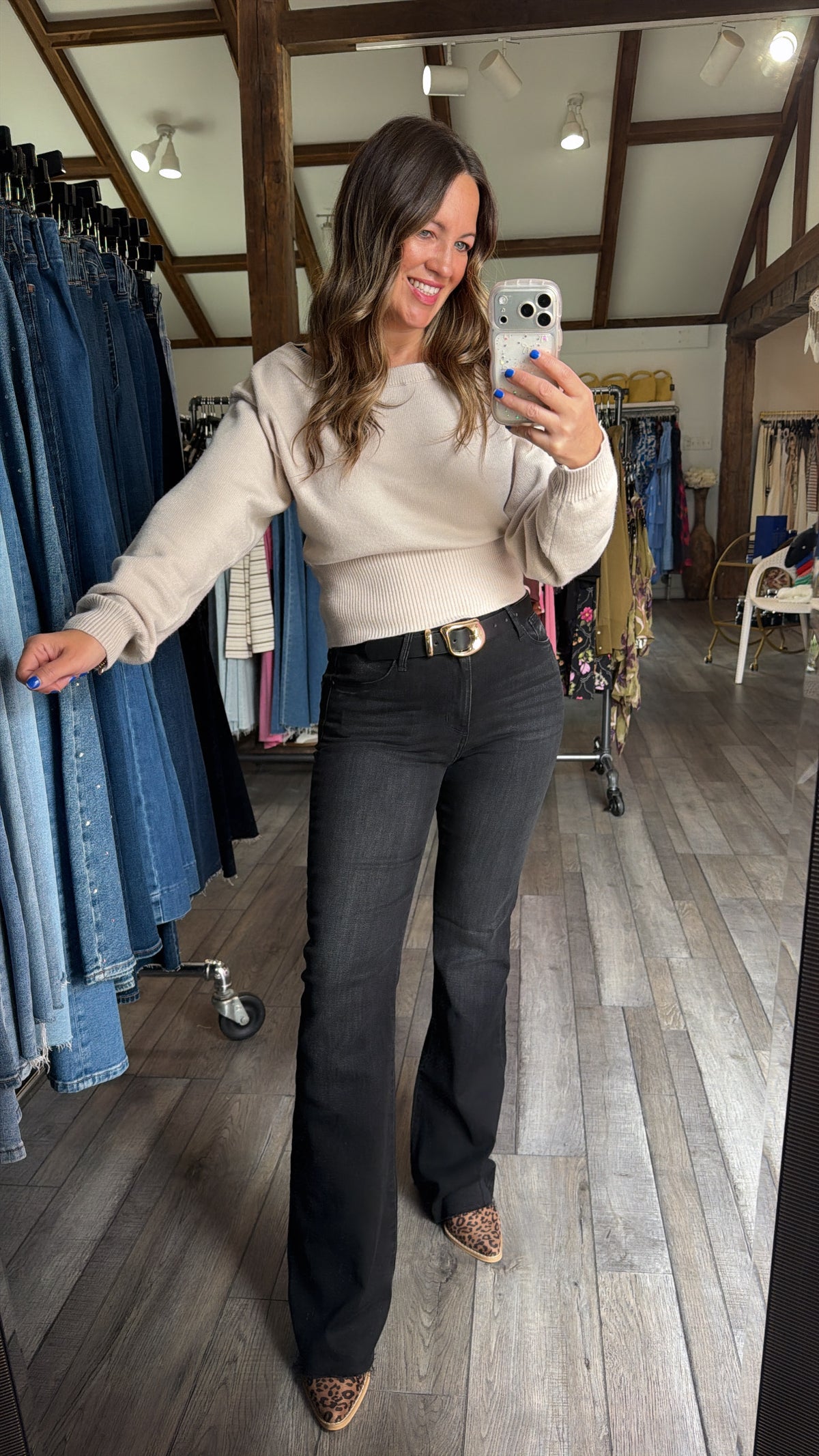 Baldwin Boat Neck Off Shoulder Dolman Top