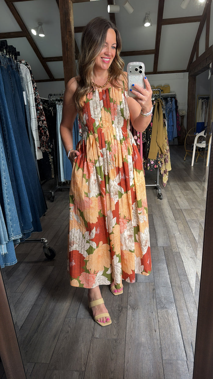 Fall Harvest Fan Dress