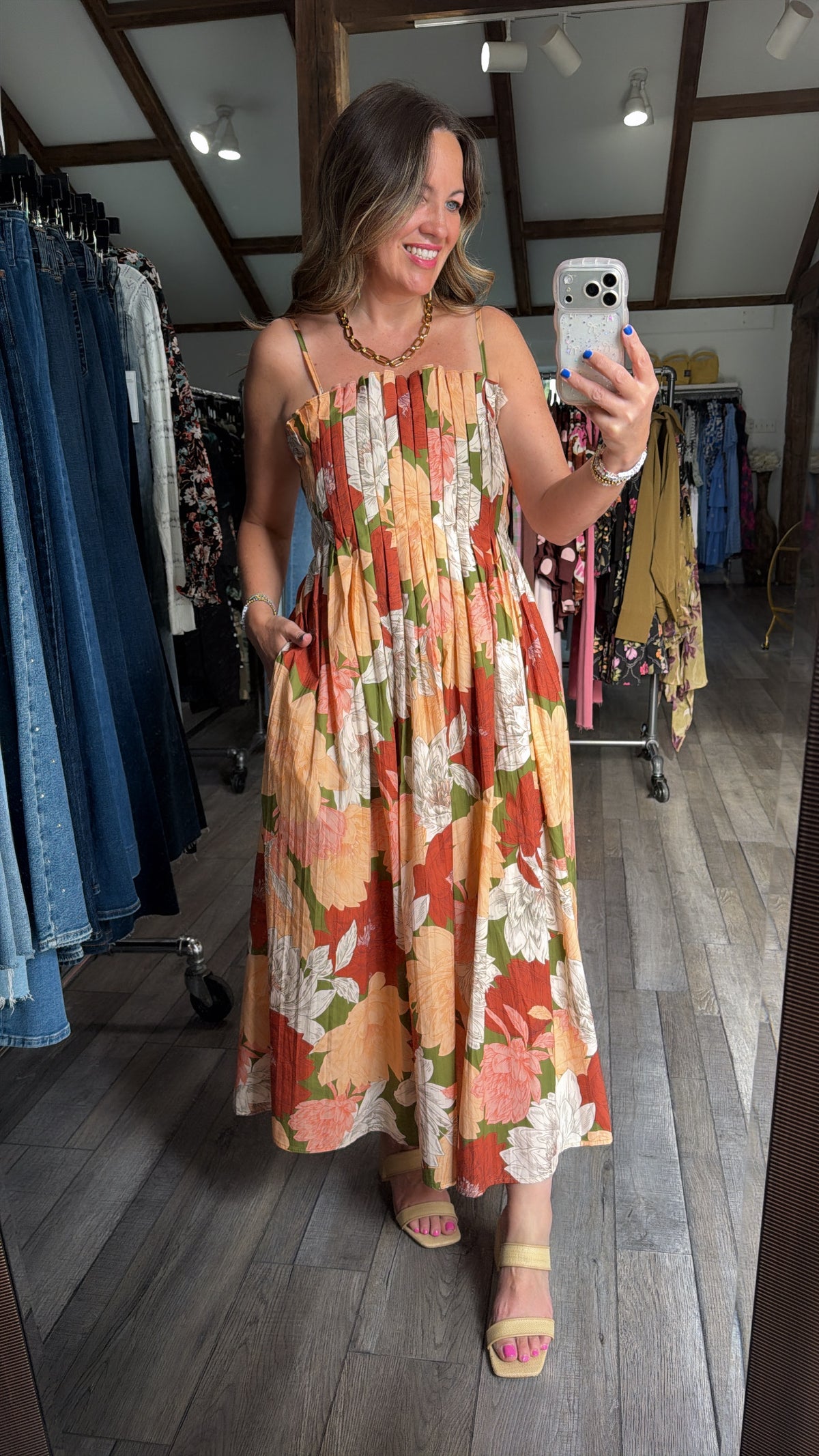 Fall Harvest Fan Dress