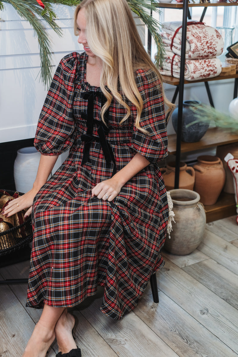 Pretty Lil Plaid Dress