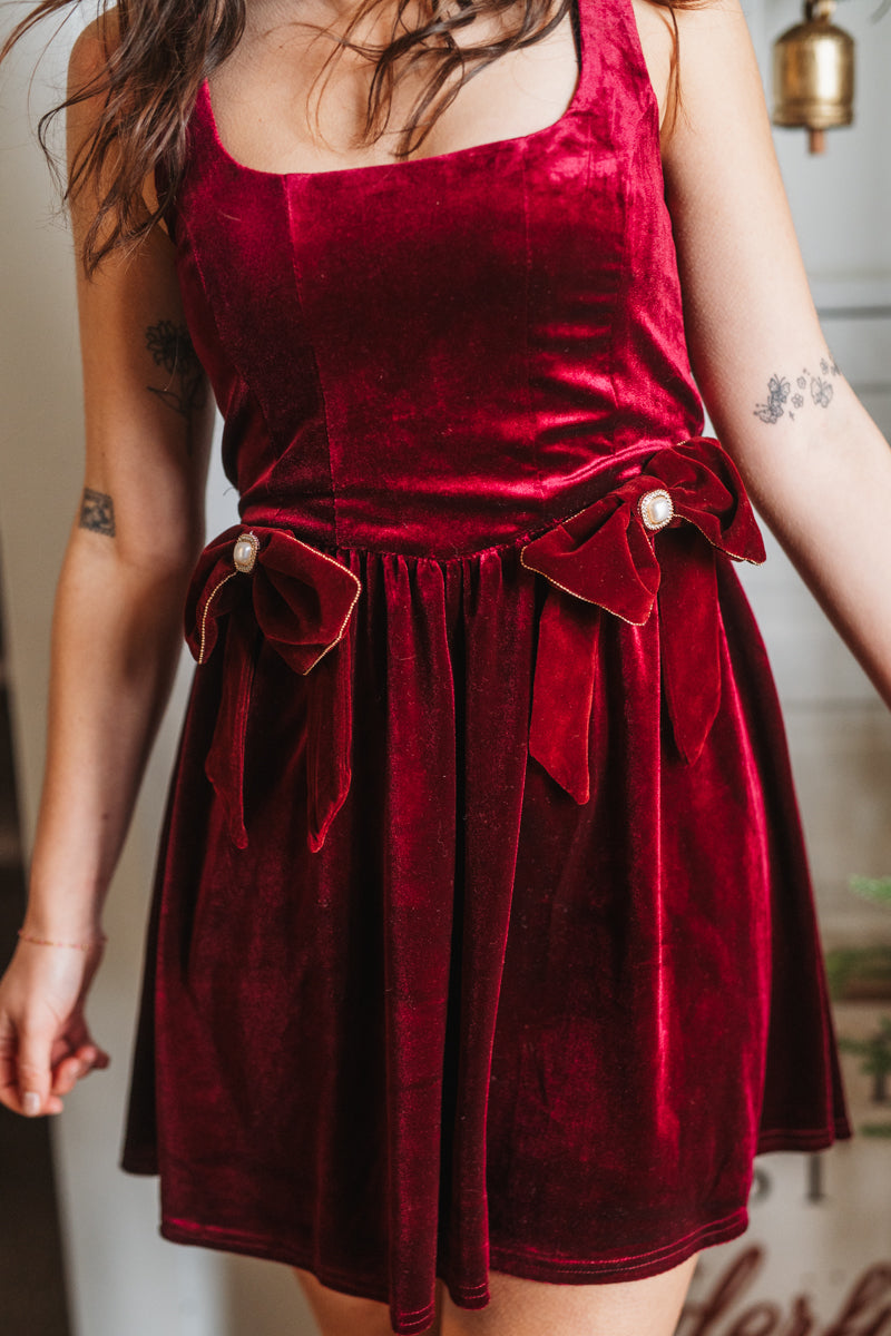 darcy mini dress Darcy Velvet Mini Dress