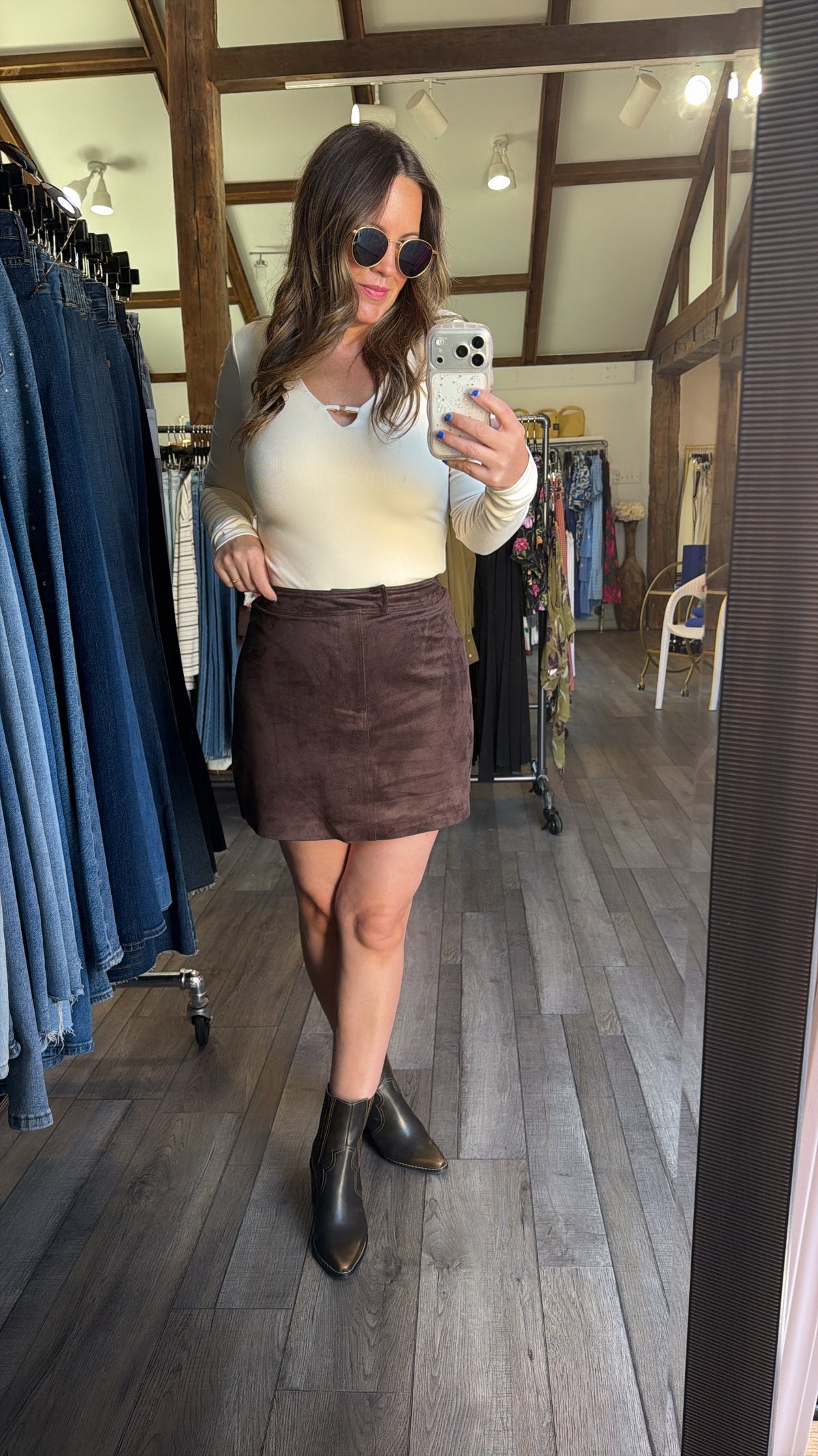 Ginger Second Skin Bodysuit - Chalk