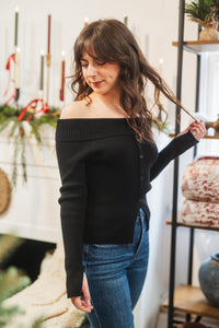 Say Something Shoulder Sweater