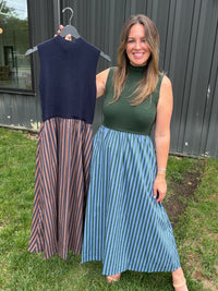 Mocktail Stripes Dress - 2 colors