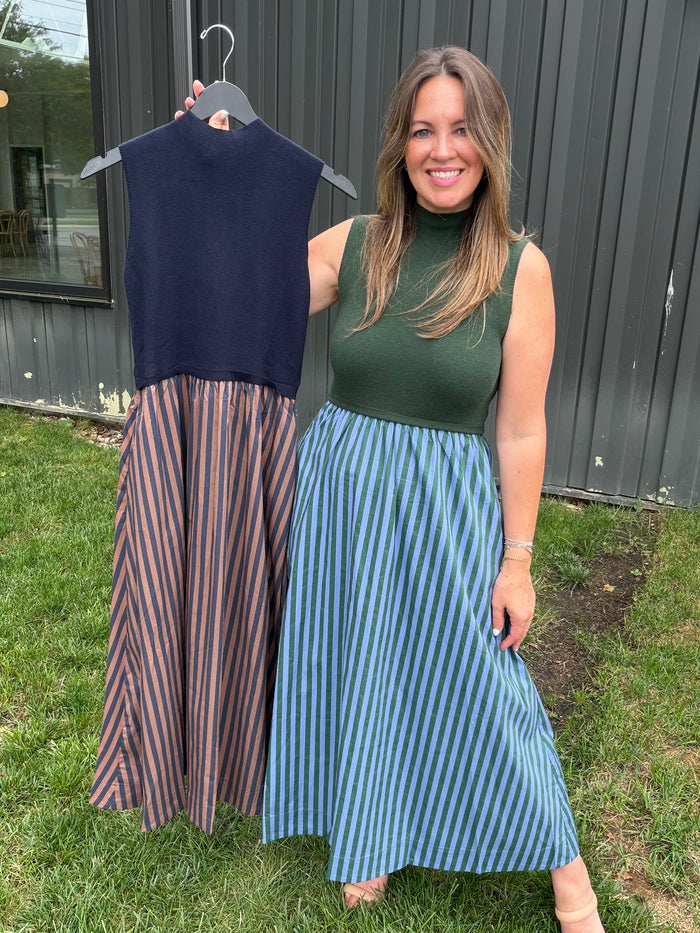 Mocktail Stripes Dress - 2 colors