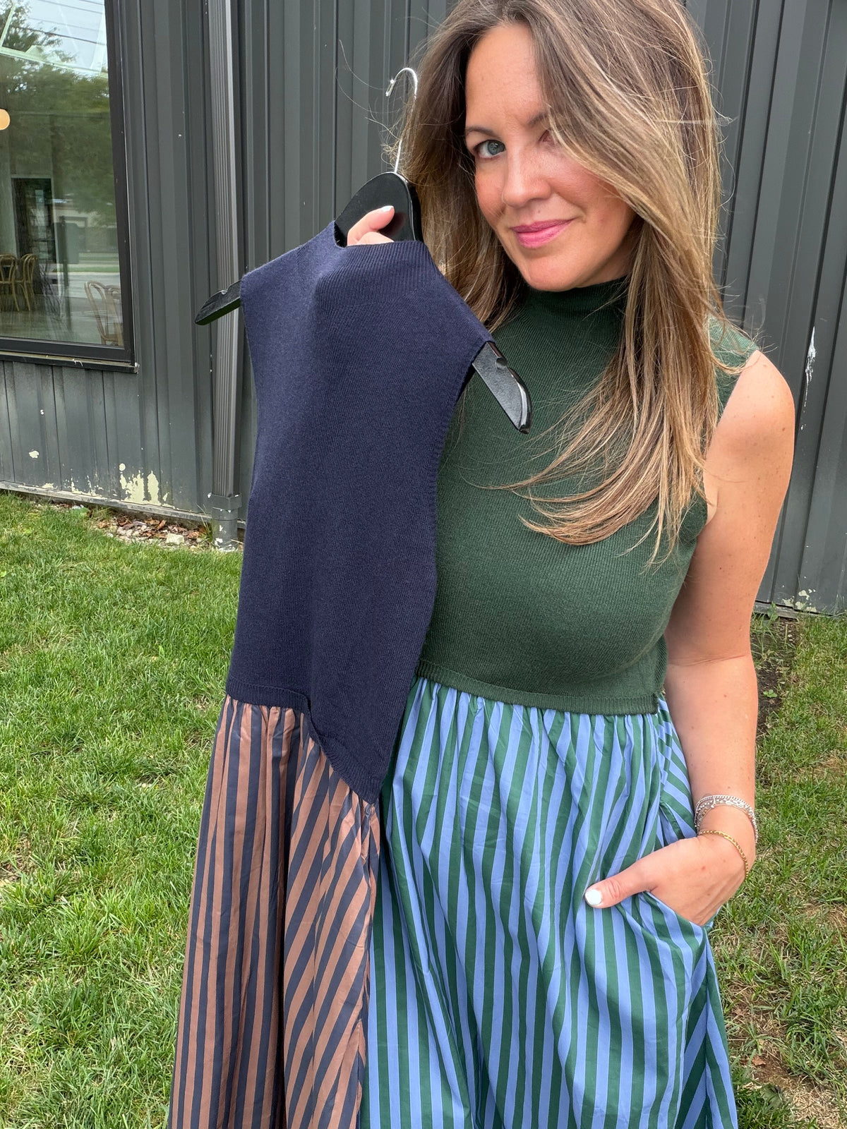 Mocktail Stripes Dress - 2 colors