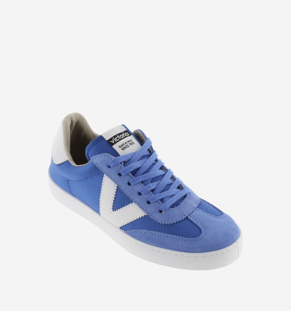 Victoria Berlin Azul Split Nylon & Leather Sneaker