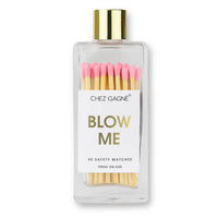 Blow Me Glass Bottle Safety Matches