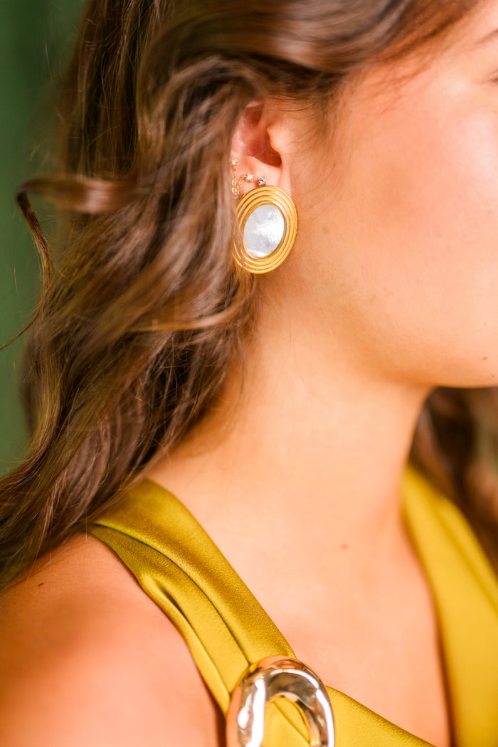Hannah Earrings Mother Of Pearl