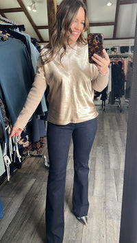 Sultry Current Air Mix Media Top