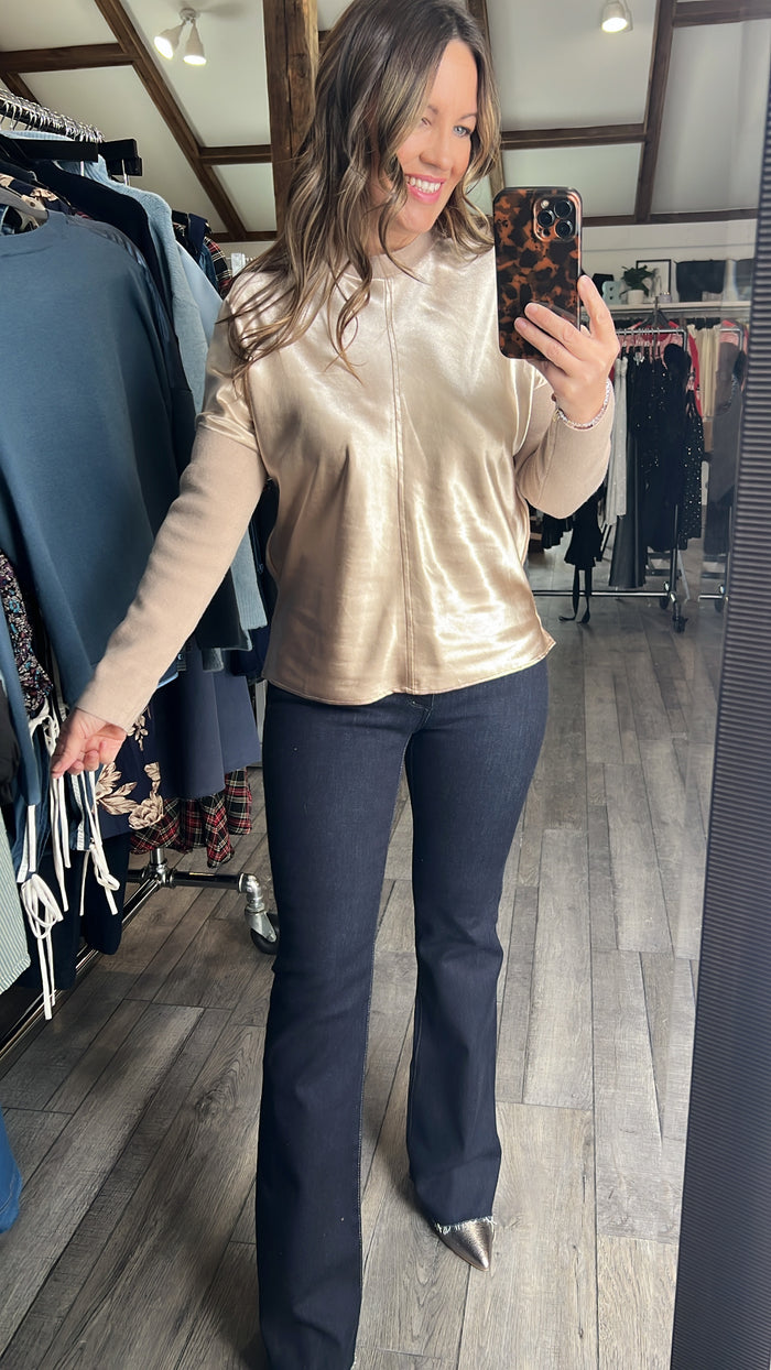 Sultry Current Air Mix Media Top