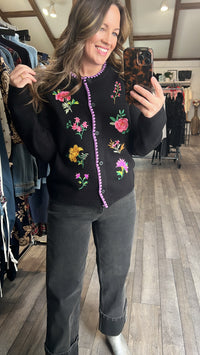 Emory Embroidery Detail Cardigan