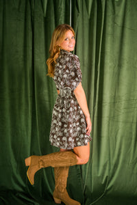Café Floral Eyelet Dress