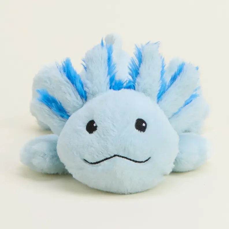 Blue Axolotl Warmies Junior