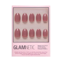 Fall Mauve Press-On Nails | Fall Solids | Short Oval