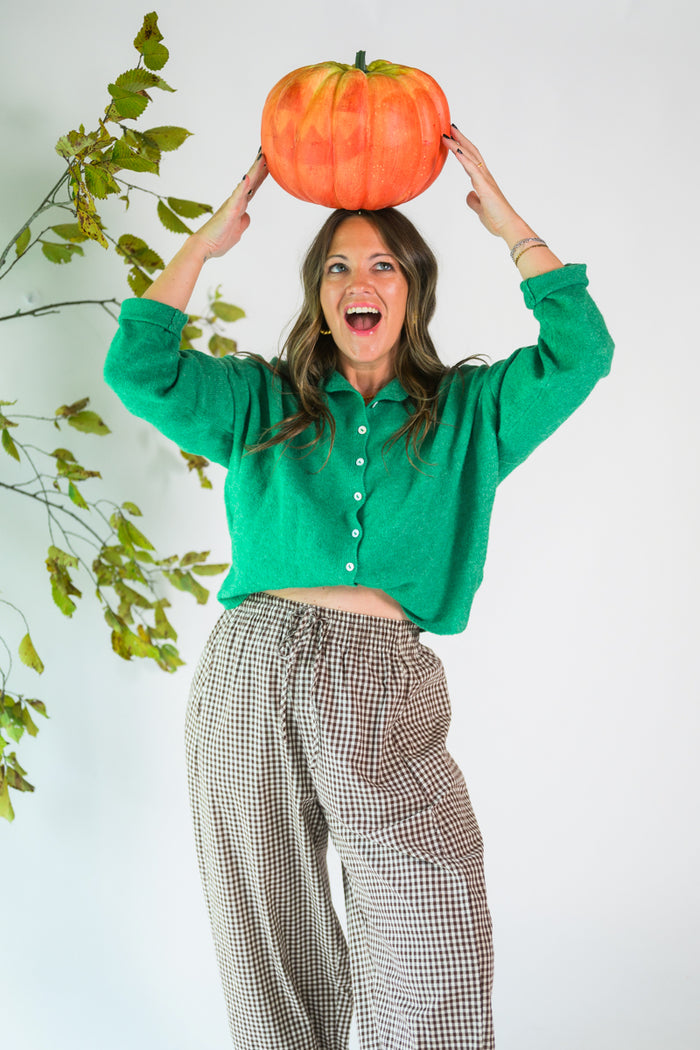Molly Cardigan Kelly Green