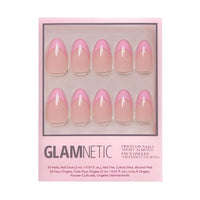 Pink Macaron Press-On Nails | Pink French Tip | Short Almond