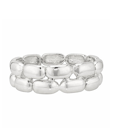 Oval Shaped Metal Bracelet