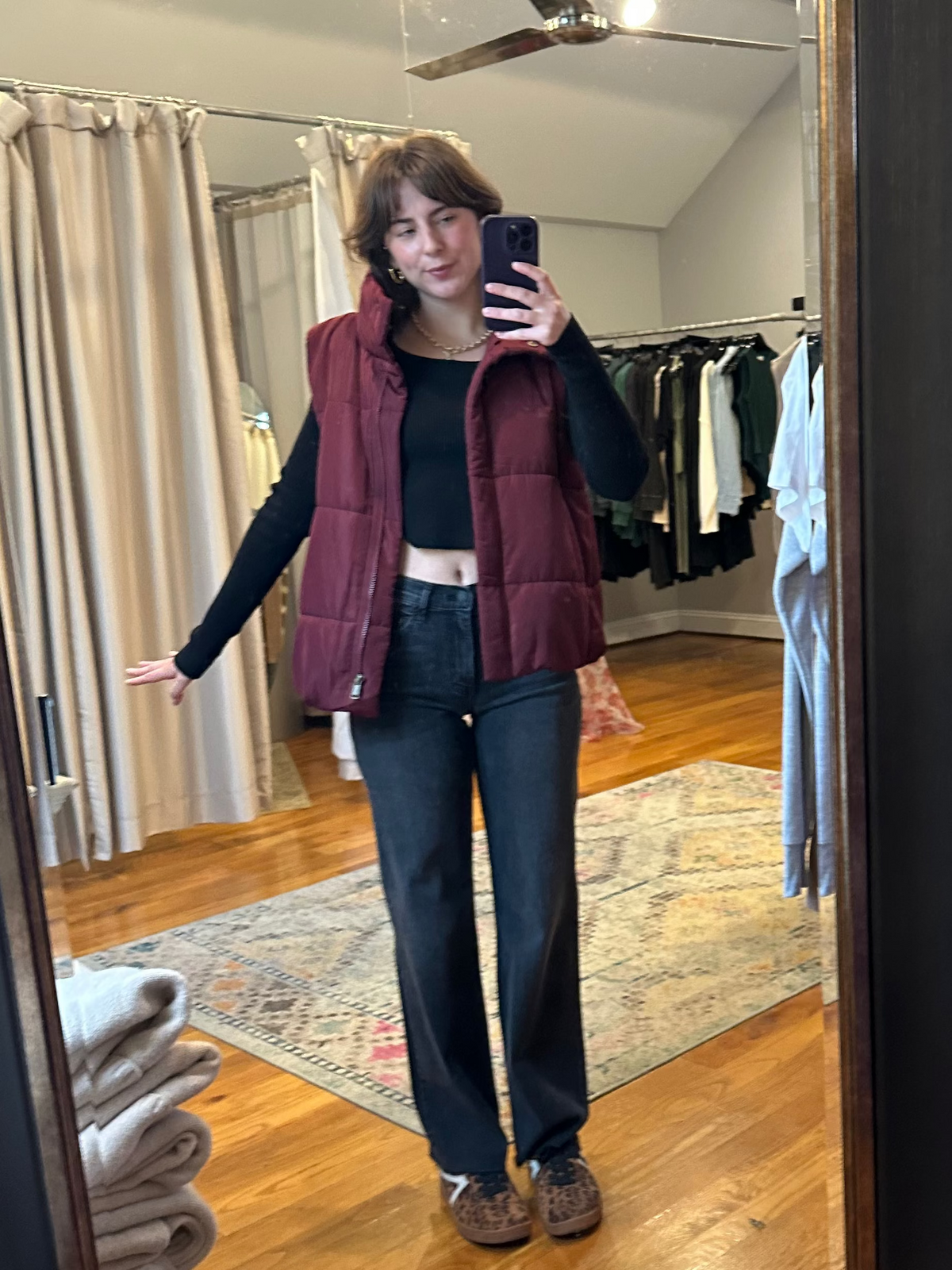 Cherry Kiss Puffer Vest