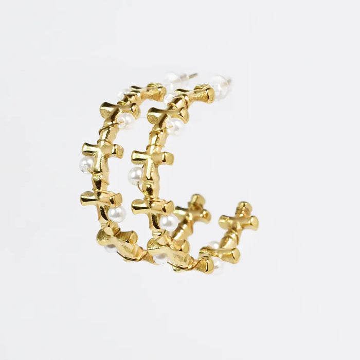 Golden Faith Hoop