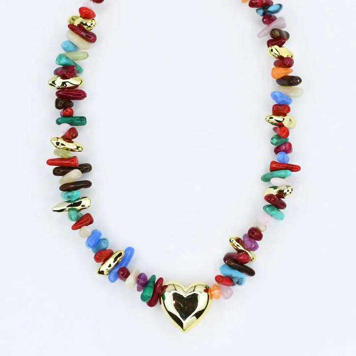 Happy Little Things Heart Necklace