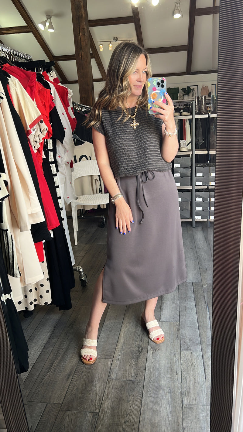 Charcoal Summer Dress