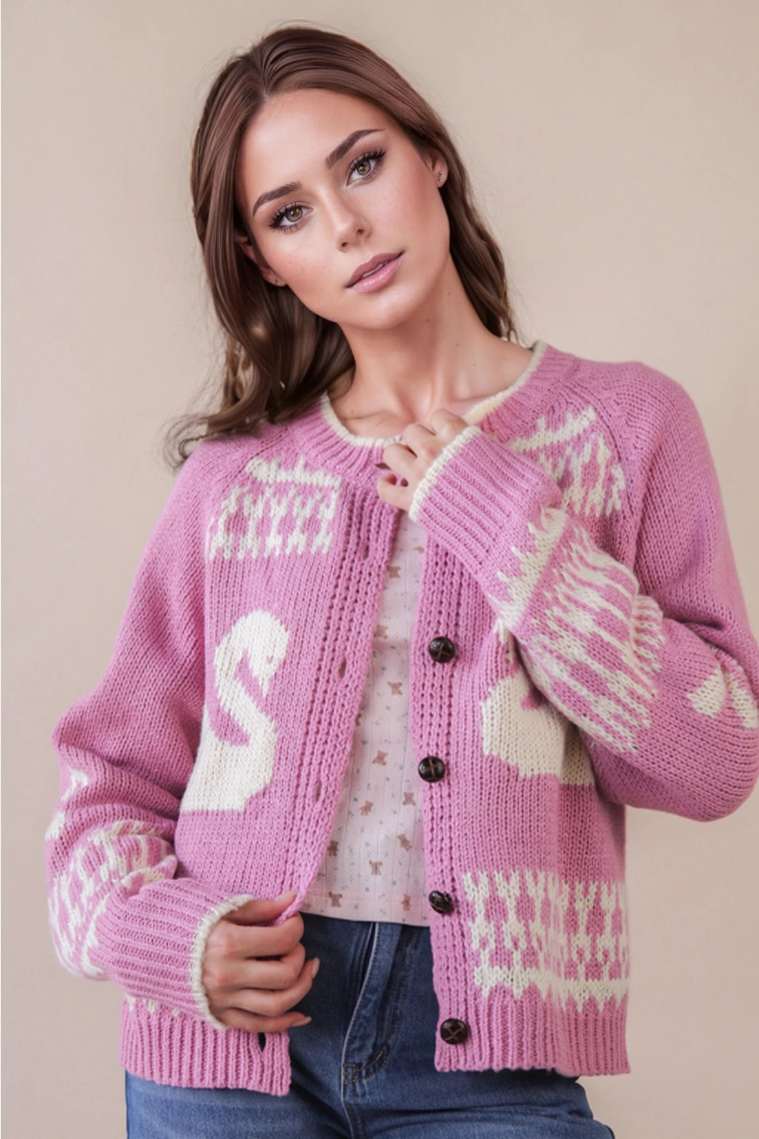 Swan Cardigan