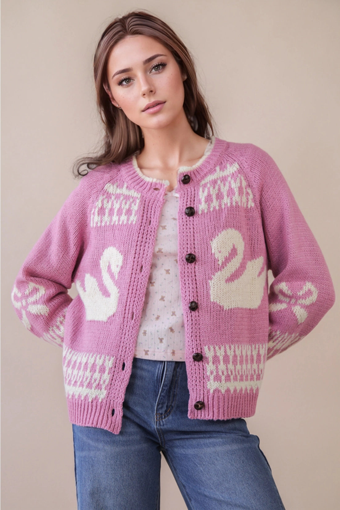 Swan Cardigan