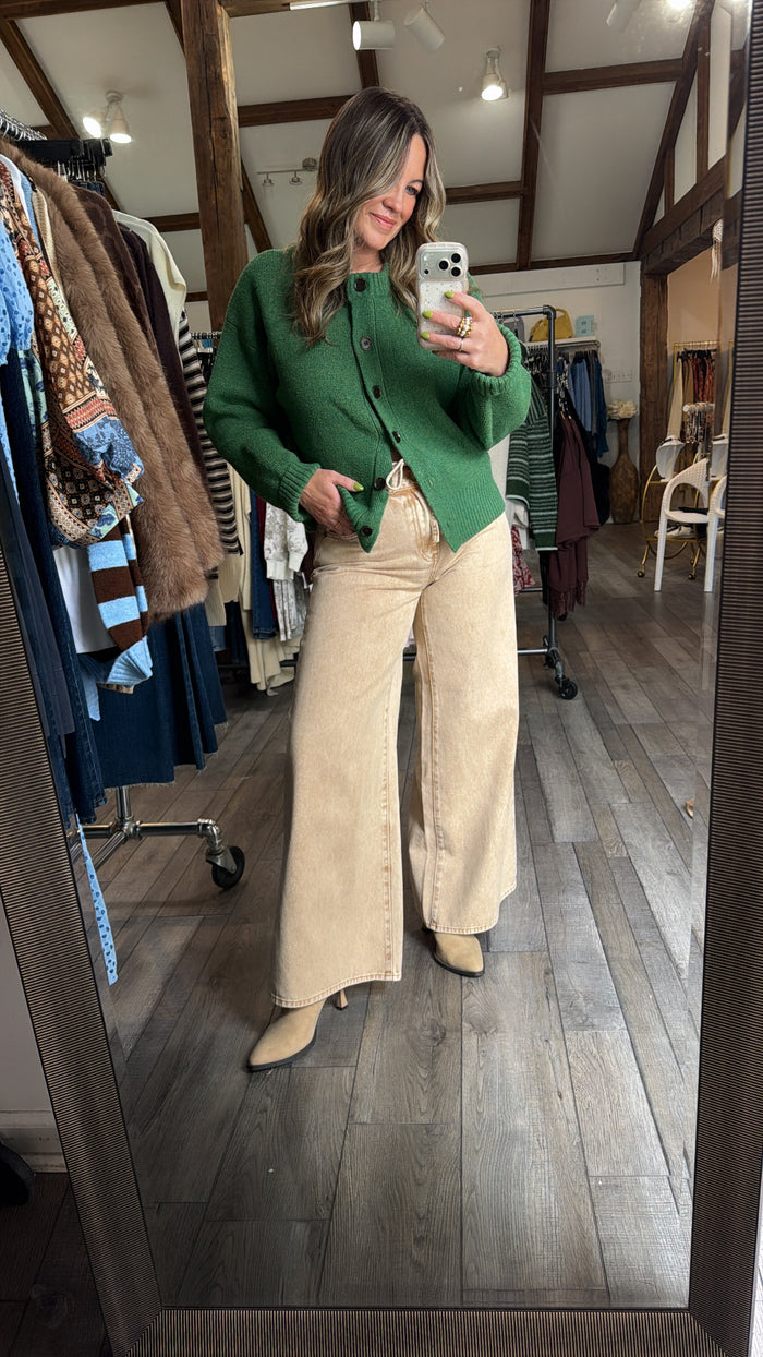 Fern Button Cardigan