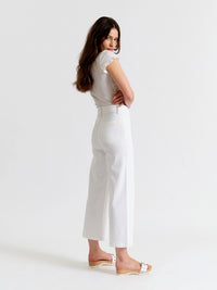 Valley Girl HR Wide Ankle Jean - Lamb