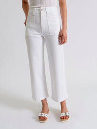 Valley Girl HR Wide Ankle Jean - Lamb