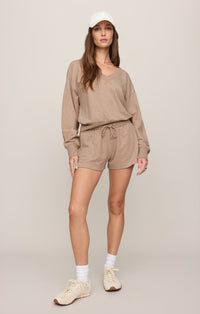 The Everyday V-Neck - Heather Ash