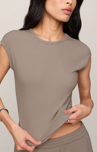 Soft Trace Second Skin Top - Wild Mushroom