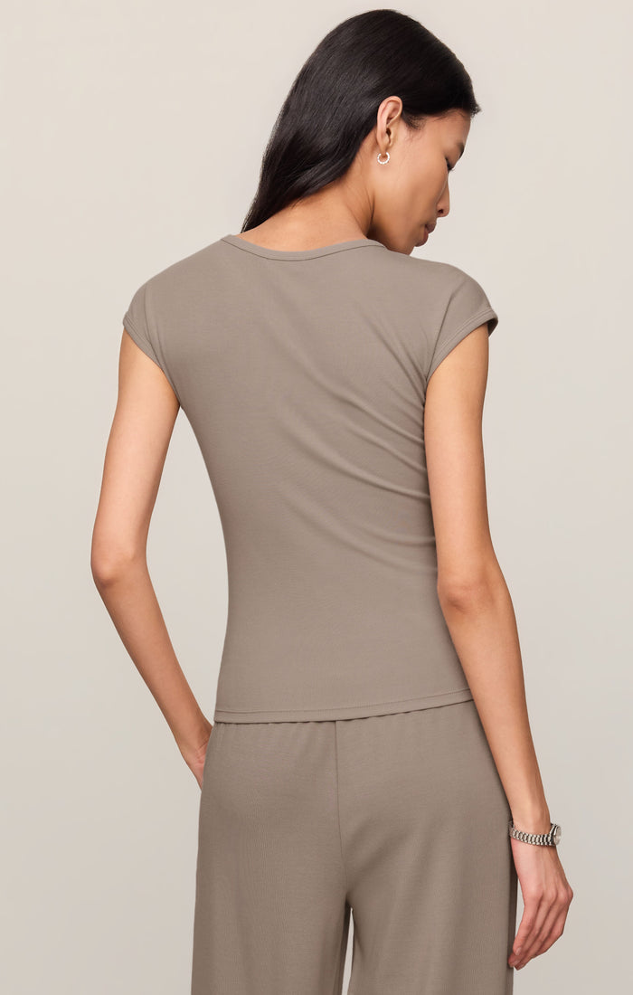 Soft Trace Second Skin Top - Wild Mushroom