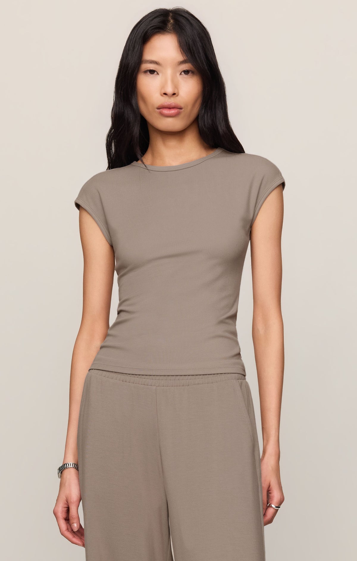 Soft Trace Second Skin Top - Wild Mushroom