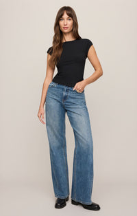 Soft Trace Second Skin Top - Black