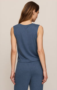 Sloane Soft Knit Tank - True Navy