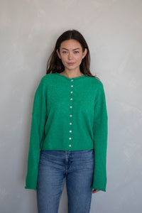 Molly Cardigan Kelly Green