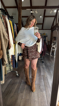 Saddle Stitch Skort