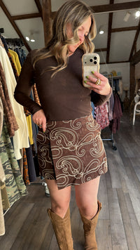 Saddle Stitch Skort