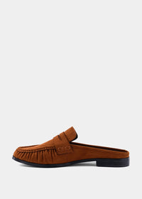 Tuscany Mule Loafer - Tan Suede