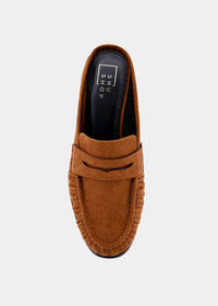 Tuscany Mule Loafer - Tan Suede