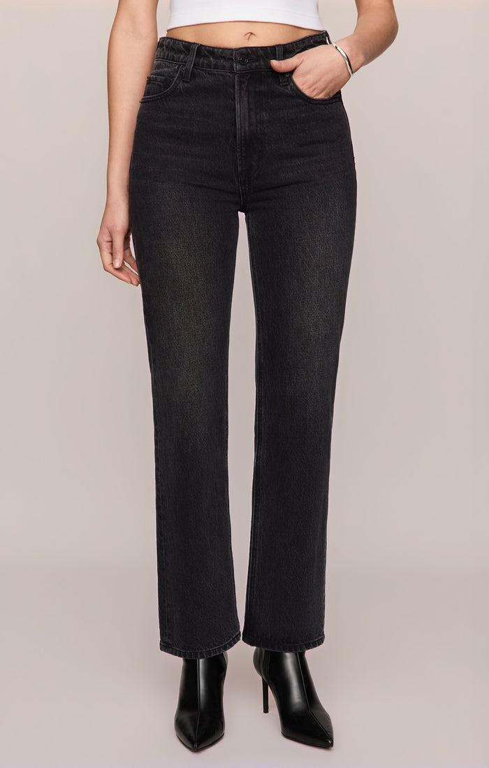 The Muse High Rise Straight Jean in Nocturne