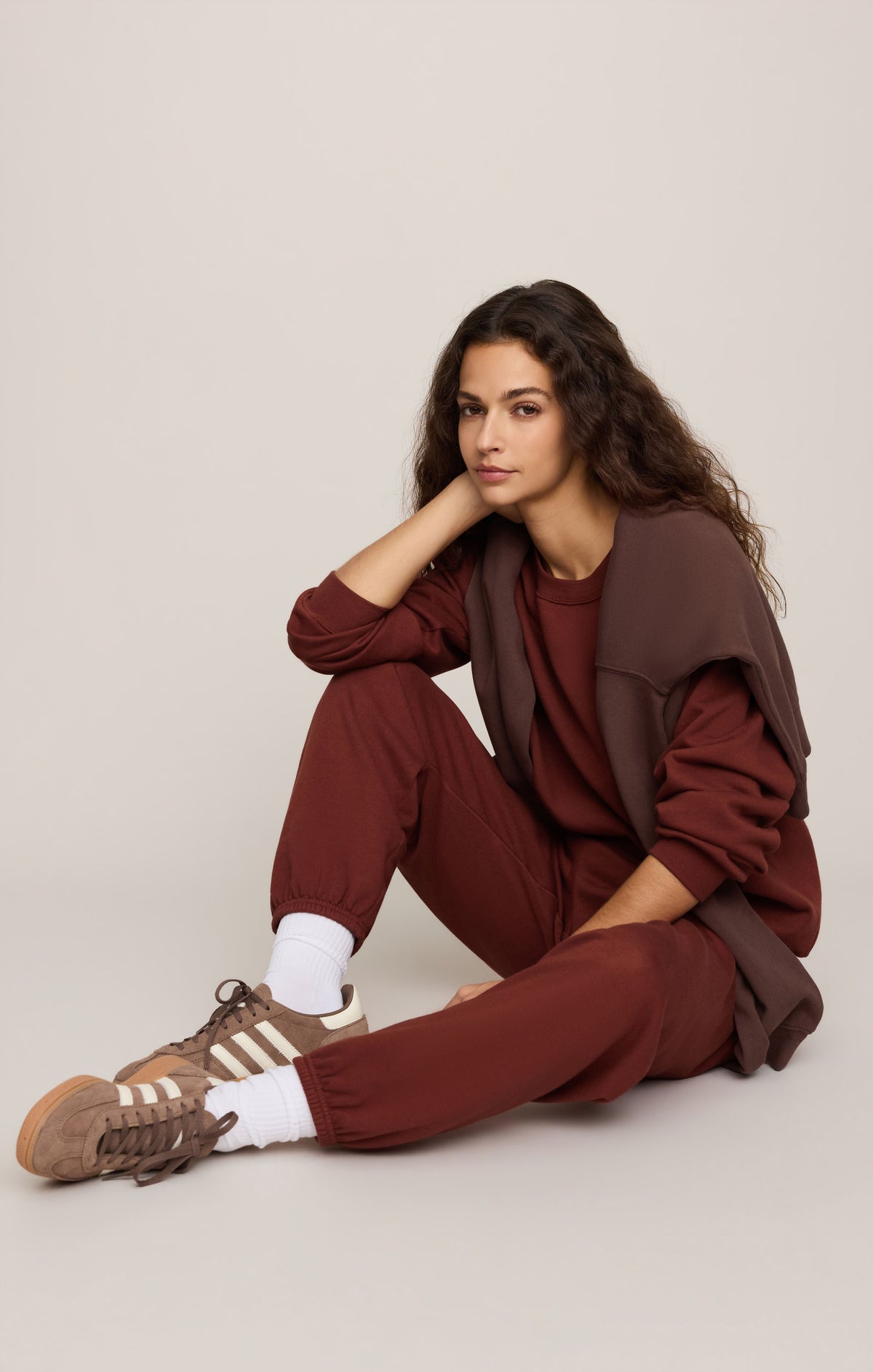 Classic Boyfriend Sweatshirt - Velvet Rouge