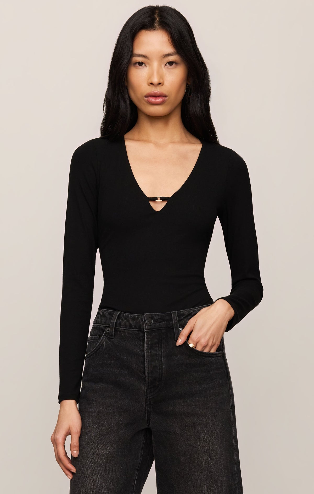 Ginger Second Skin Bodysuit - Black
