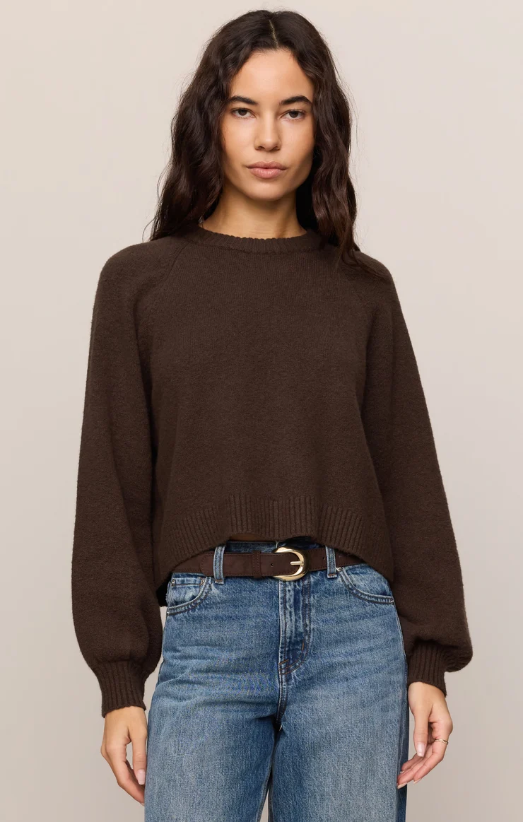 Coming Up Cozy Sweater - Dark Chocolate