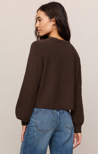 Coming Up Cozy Sweater - Dark Chocolate