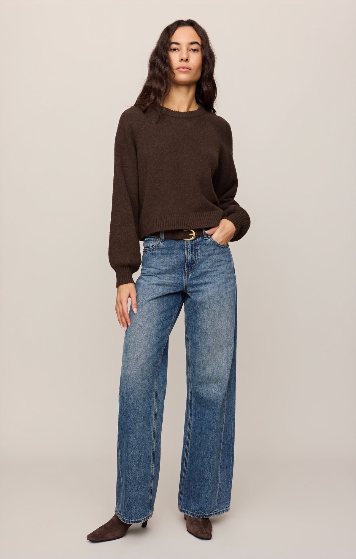 Coming Up Cozy Sweater - Dark Chocolate