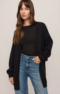 Sanborn Open Cardigan - Black